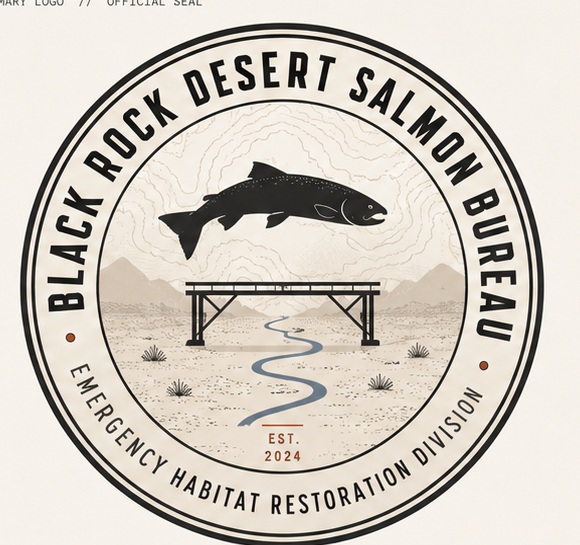 Black Rock Desert Salmon Bureau seal